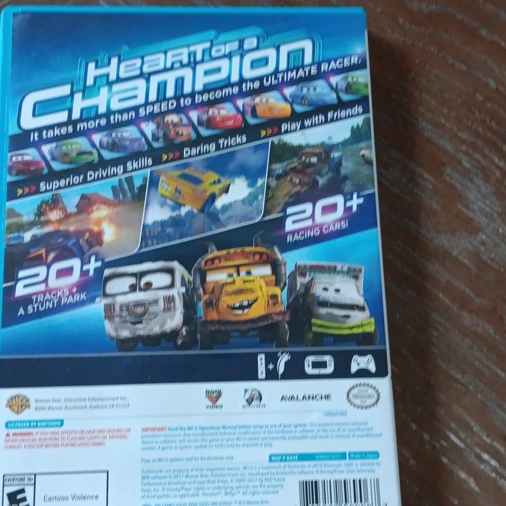 New, Wii Disney Pixar Cars